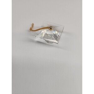 Swarovski Crystal and Gold Graduation Memories Rare Vintage High School College